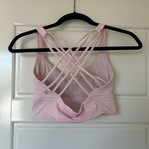 Lululemon Light Pink Free to Be Bra – Size 6, Strappy Back